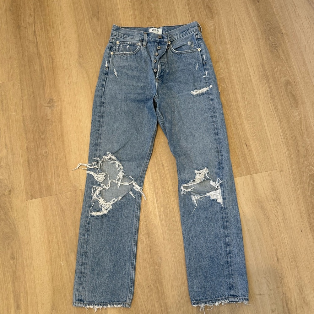 Agolde 90'S MID RISE STRAIGHT IN FALL OUT